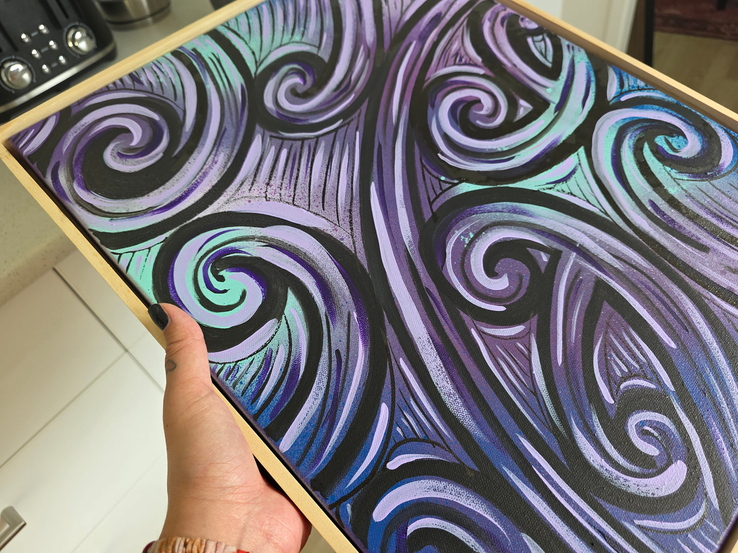Waiporoporo Original Canvas Painting