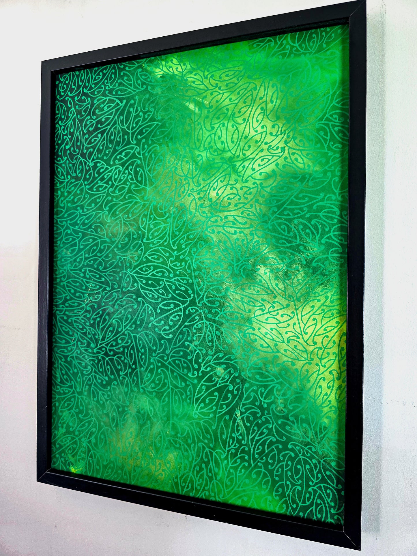 Waiho i te toipoto, kaua i te toiroa (Kakariki) Original Painting