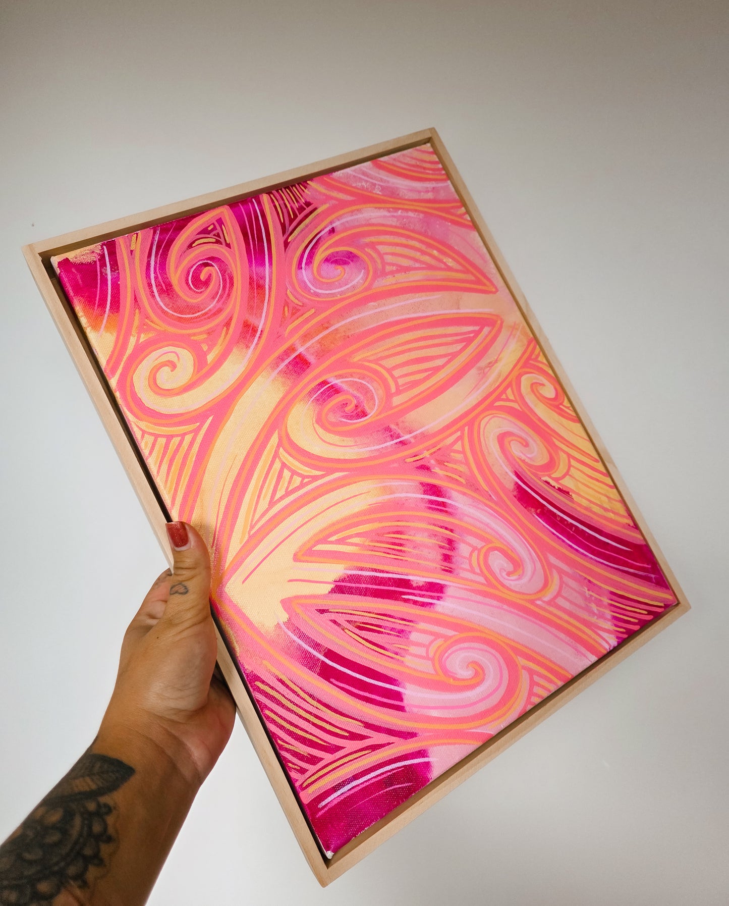 Sunday Strawberry Original Canvas Painting