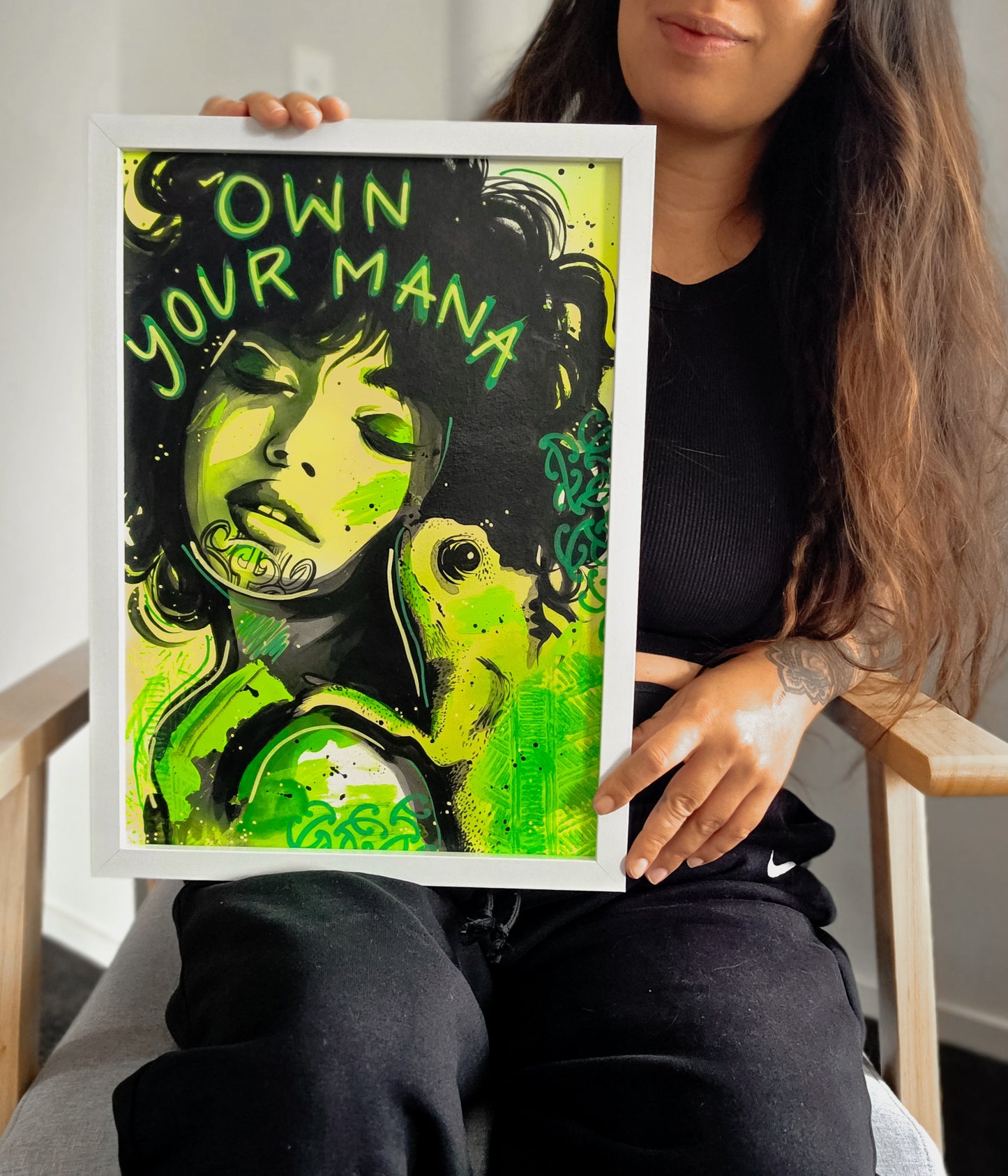 Maui and Hinenuitepō Original Painting