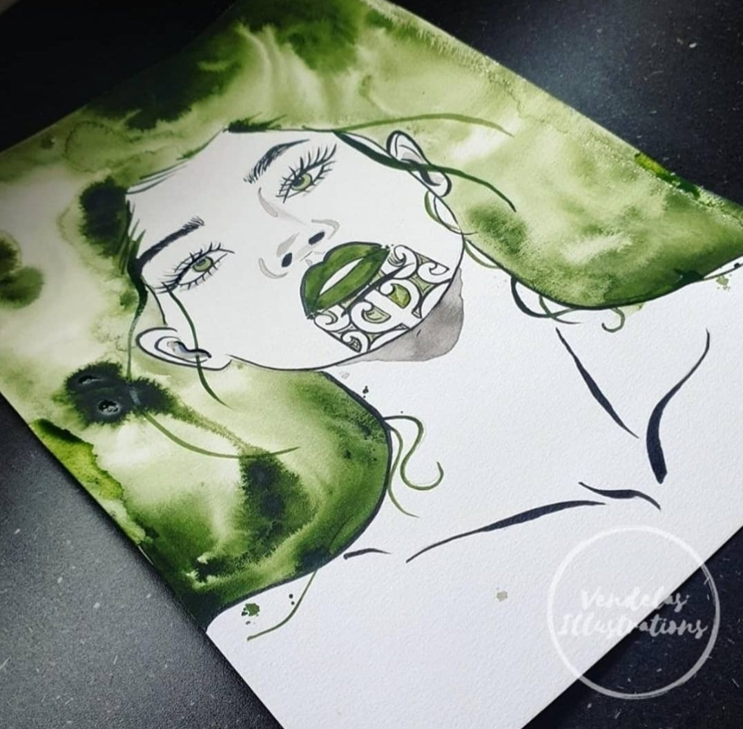 Mana Wāhine (Green) Print