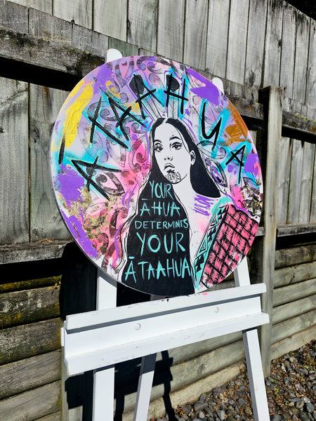 Your Āhua Determines Your Ātaahua Original Canvas Painting