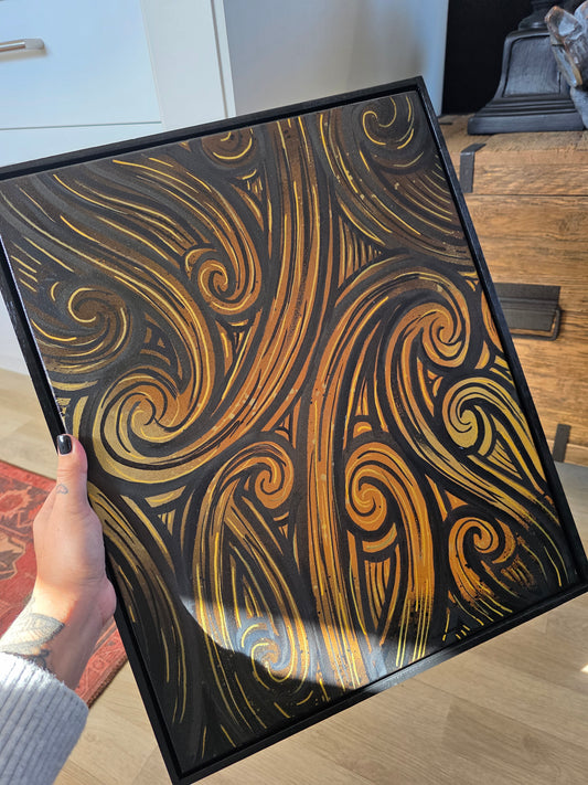 Ake ake ake Original Canvas Painting