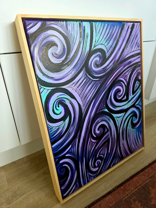 Waiporoporo Original Canvas Painting