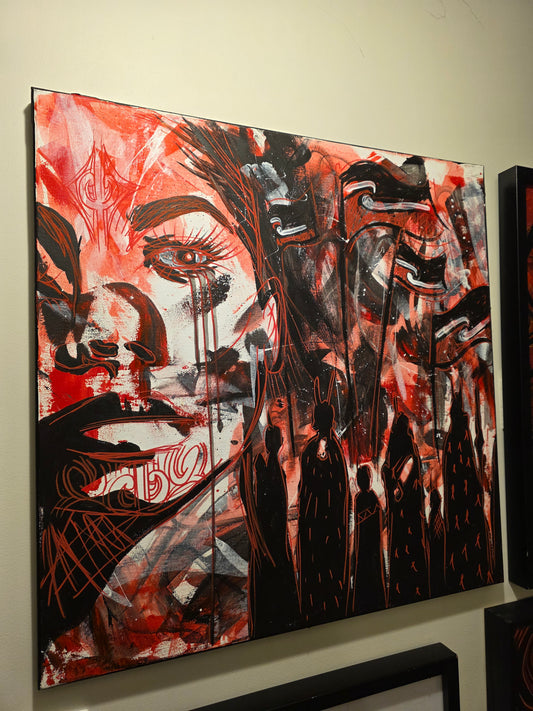 Tangata Whenua Original Canvas Painting