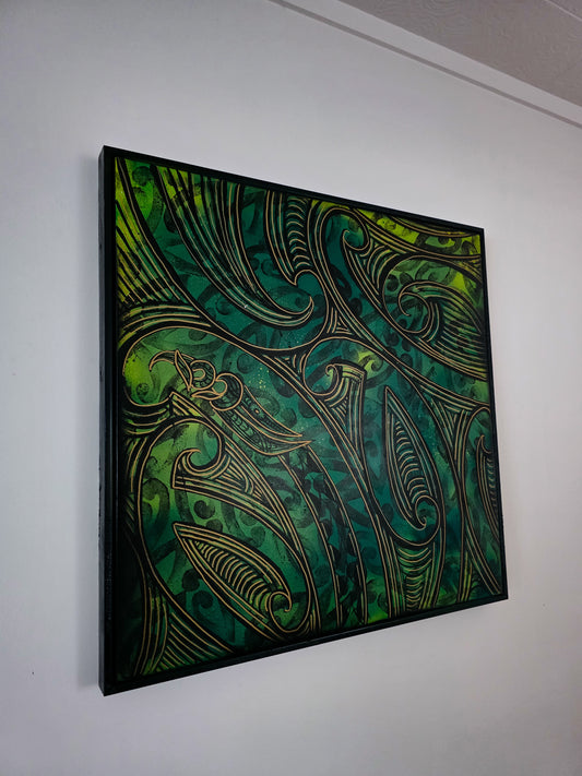 Ti Hauora o Te Aroha Original Canvas Painting
