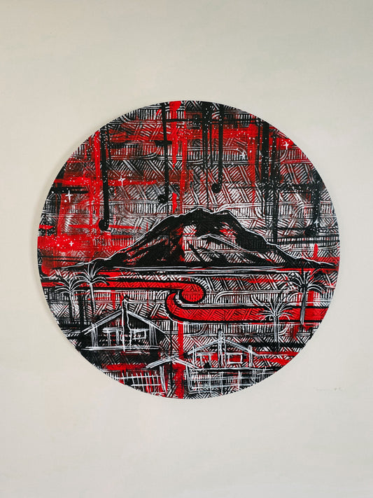 Pūtauaki Original Canvas Painting