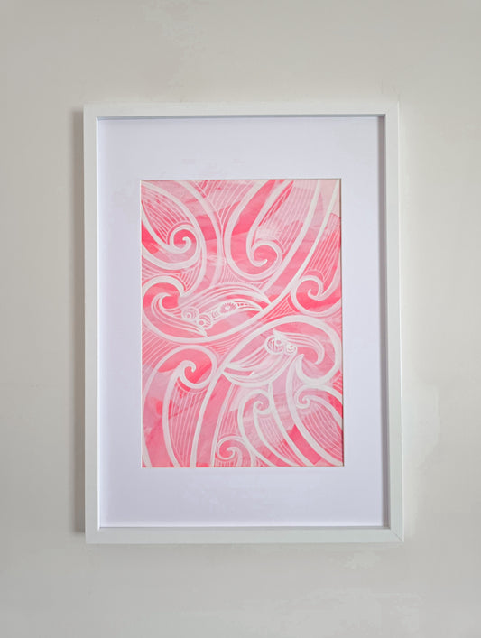 Kia Kaha Kia Maia Kia Manawanui Print