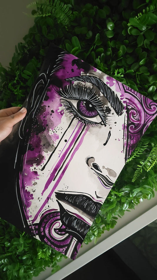 Colour Me Purple Print