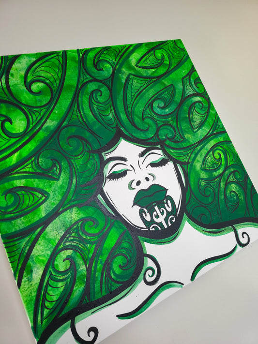 He wahine māori Original Painting