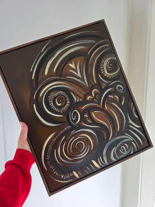 Little Hei Tiki Original Canvas Painting