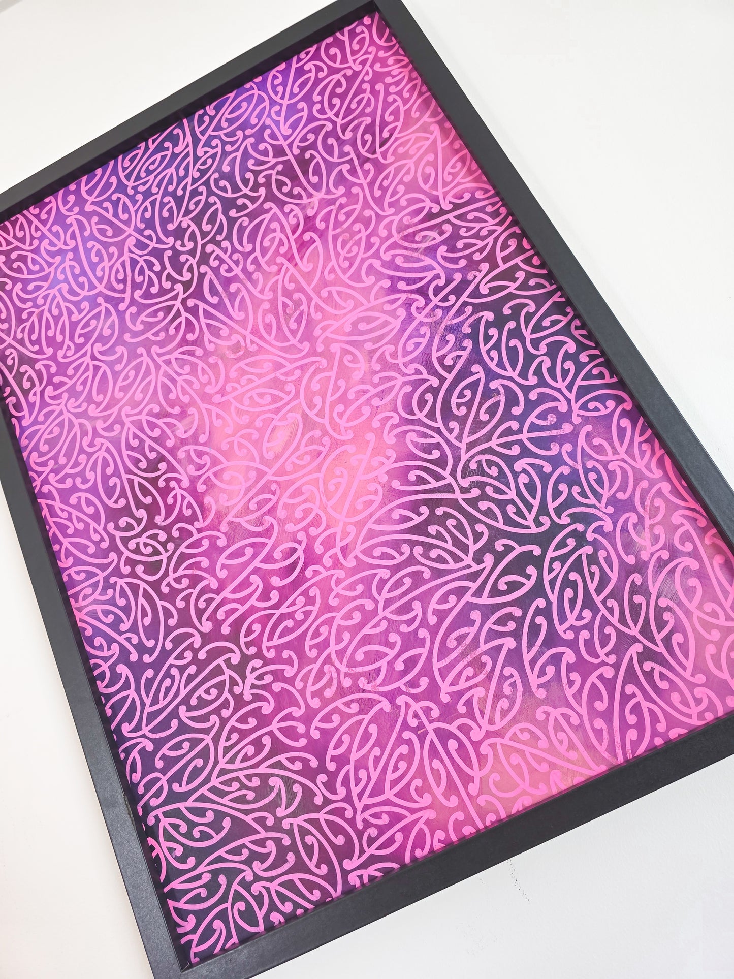 Waiho i te toipoto, kaua i te toiroa (Māwhero) Original Painting