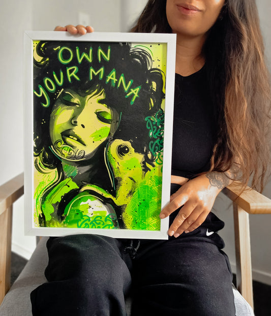 Maui and Hinenuitepō Original Painting