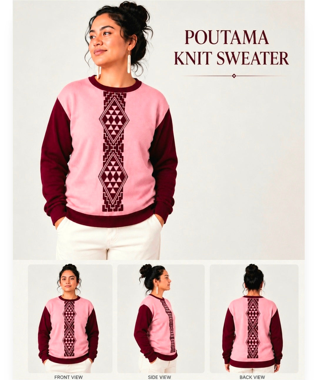 Poutama Knit Sweater (PRE-ORDER)