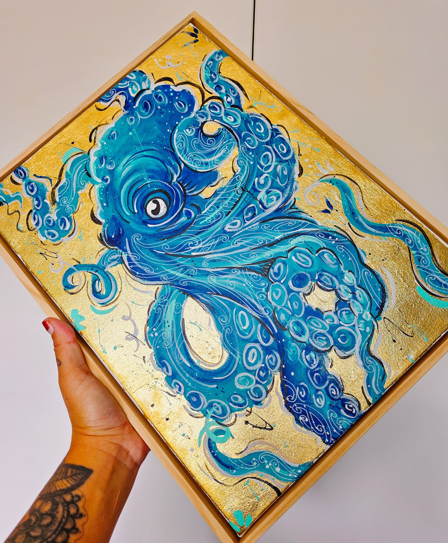 Te Wheke Original Canvas Painting