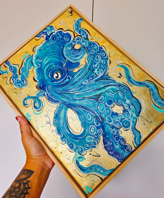 Te Wheke Original Canvas Painting