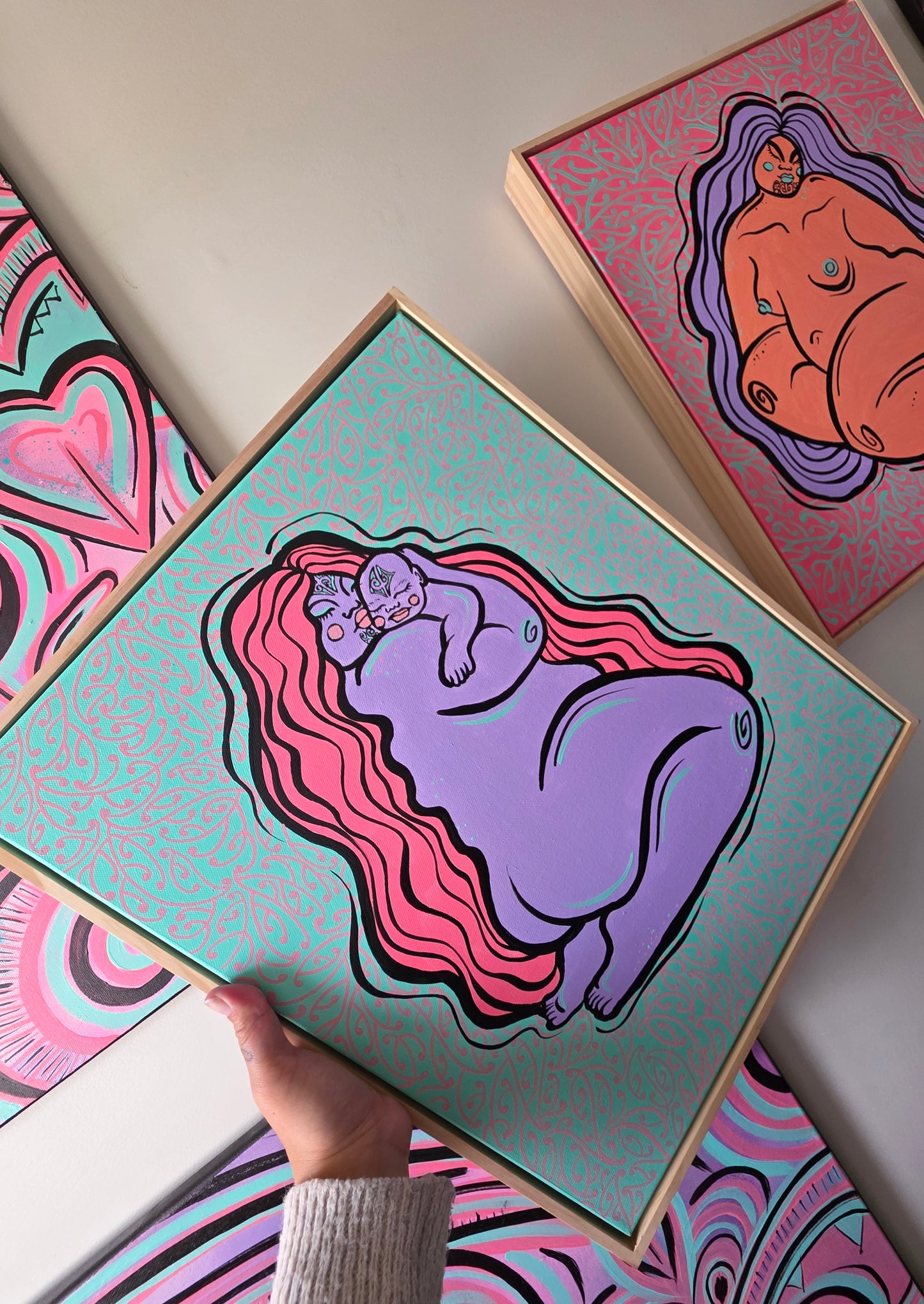 Māmā Original Canvas Painting
