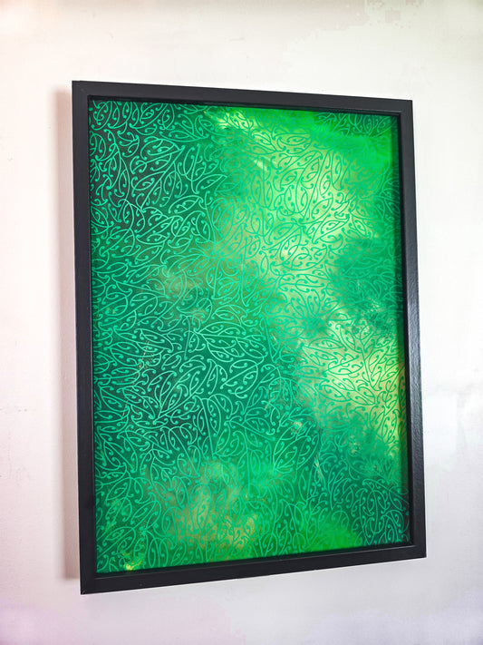 Waiho i te toipoto, kaua i te toiroa (Kakariki) Original Painting