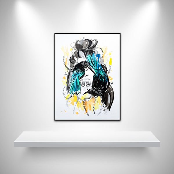 Blinded Tui Print